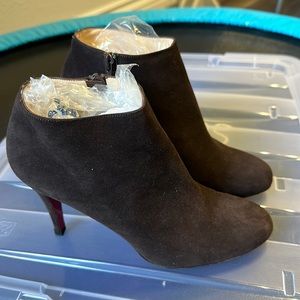 Christian Louboutin Brown Booties 37